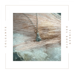 Colgante de plata de la Virgen del Rocío