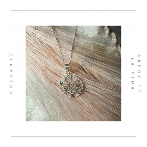 Colgante de plata con el árbol de la vida